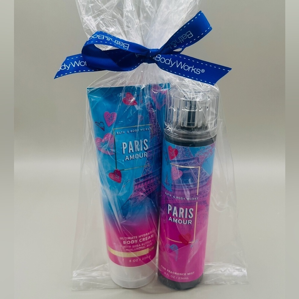 Bath & Body Works PARIS AMOUR 2 Pc Set Fine Fragrance & Body Cream NEW
